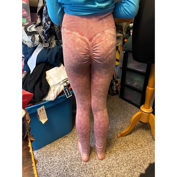 NWOT Sugar Popped Women's size S Cropped Top & Legging Extreme Lift Set Rtl $59 - Picture 9 of 10